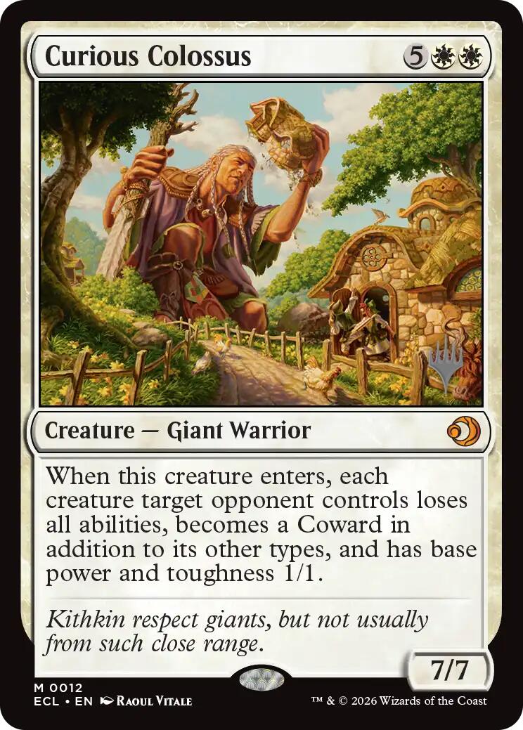 Curious Colossus [Lorwyn Eclipsed Promos] | Odin's Place