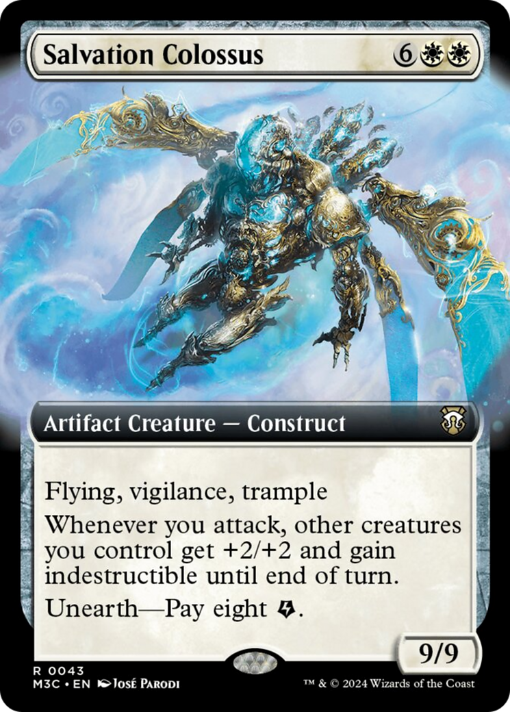 Salvation Colossus (Extended Art) (Ripple Foil) [Modern Horizons 3 Commander] | Odin's Place