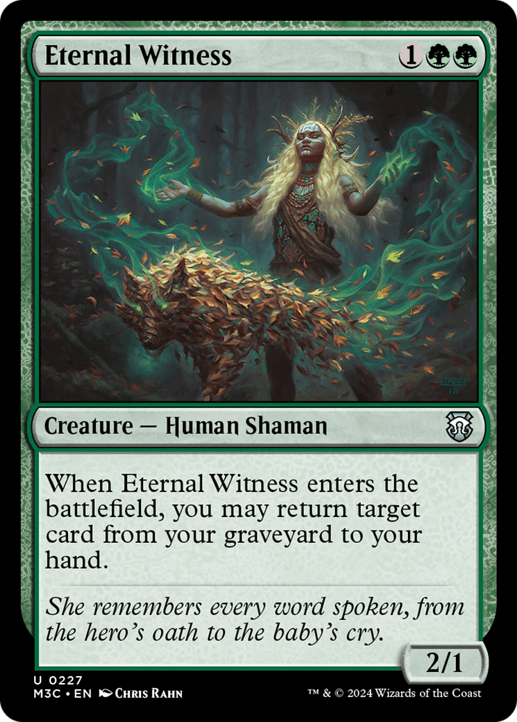 Eternal Witness [Modern Horizons 3 Commander] | Odin's Place