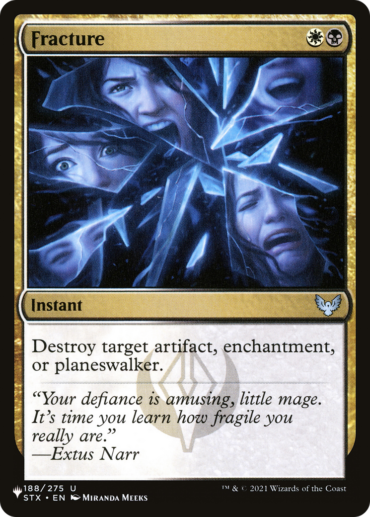 Fracture [The List] | Odin's Place
