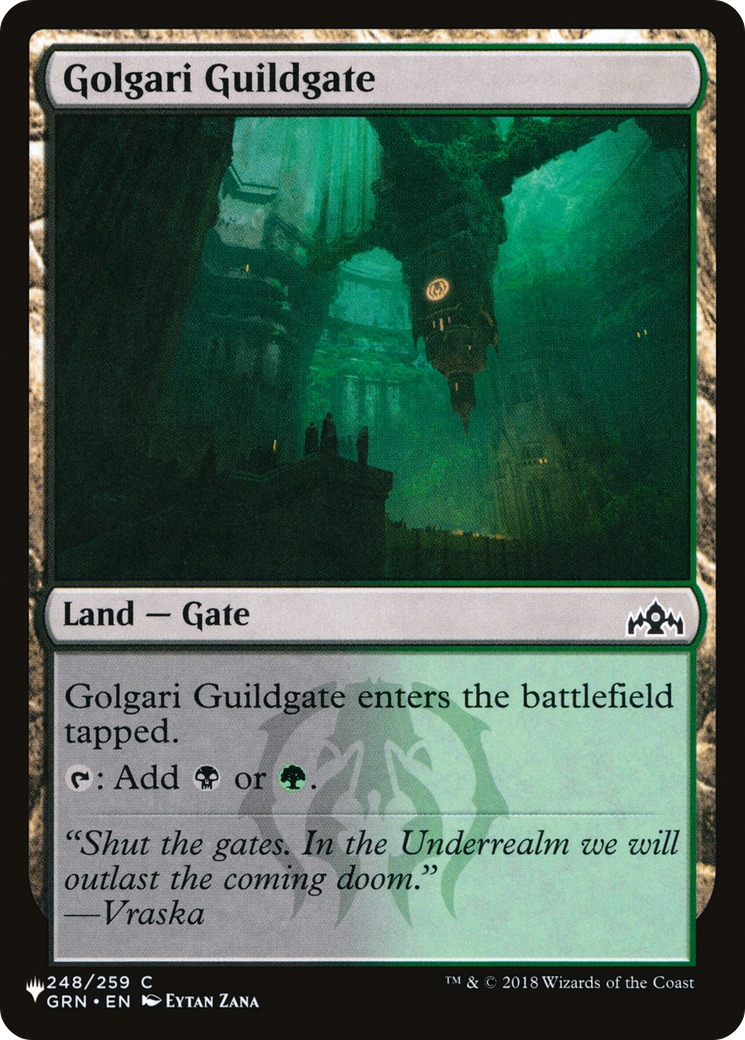 Golgari Guildgate [The List] | Odin's Place