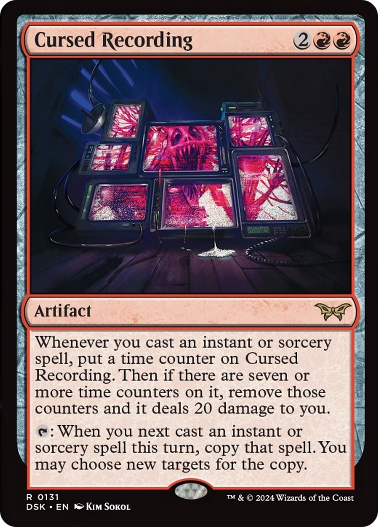 Cursed Recording (0131) [Duskmourn: House of Horror] | Odin's Place