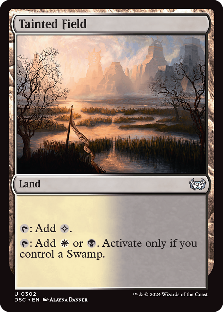 Tainted Field [Duskmourn: House of Horror Commander] | Odin's Place