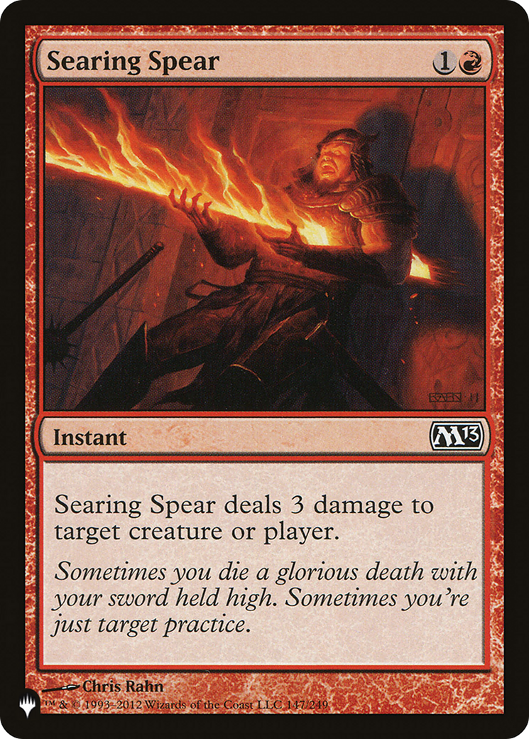 Searing Spear [The List] | Odin's Place