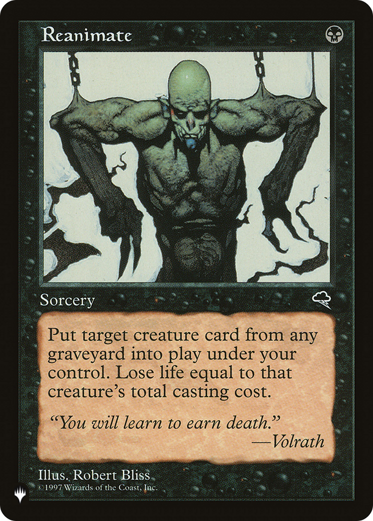Reanimate [The List] | Odin's Place