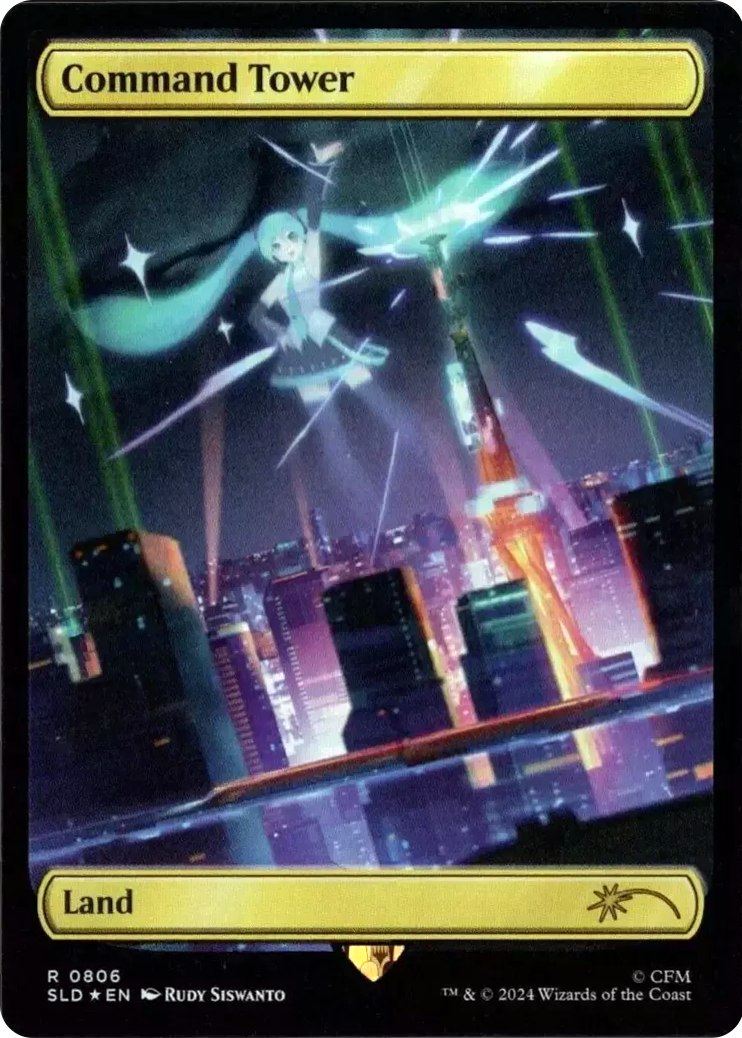 Command Tower (0806) (Rainbow Foil) [Secret Lair Drop Series] | Odin's Place