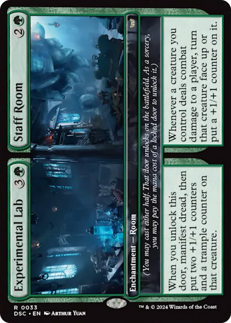 Experimental Lab // Staff Room [Duskmourn: House of Horror Commander] | Odin's Place