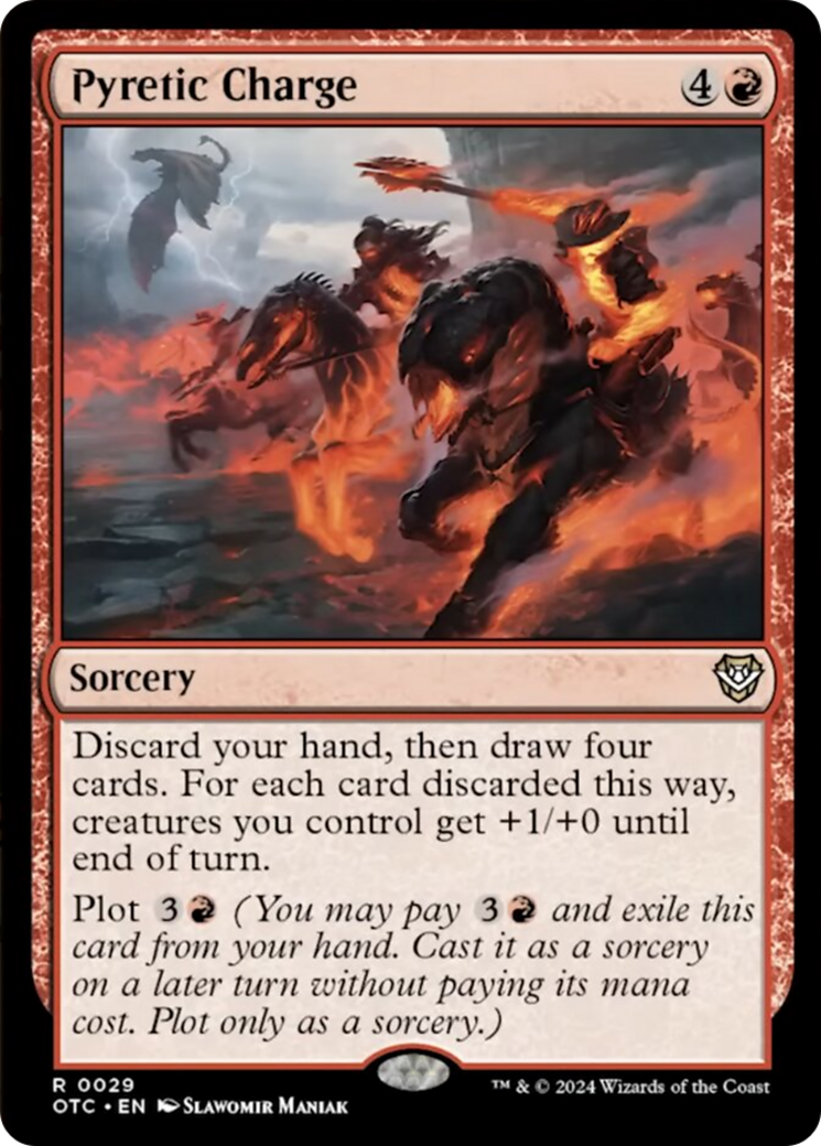 Pyretic Charge [Outlaws of Thunder Junction Commander] | Odin's Place