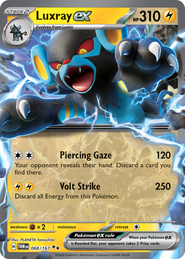 Luxray ex (068/167) [Scarlet & Violet: Twilight Masquerade] | Odin's Place