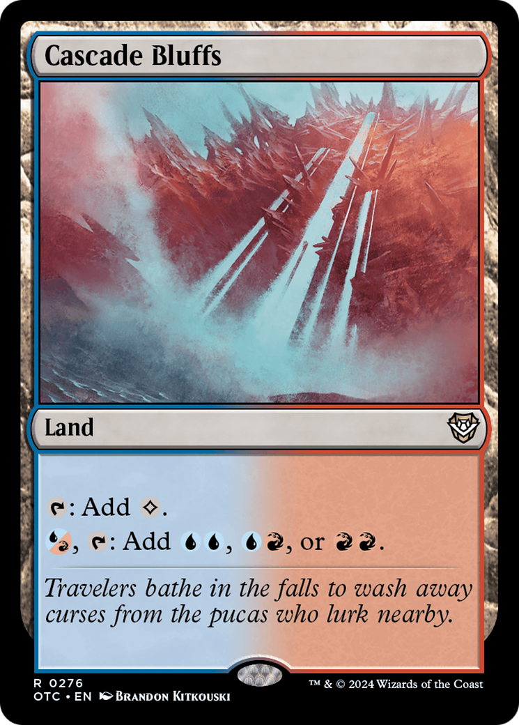 Cascade Bluffs [Outlaws of Thunder Junction Commander] | Odin's Place