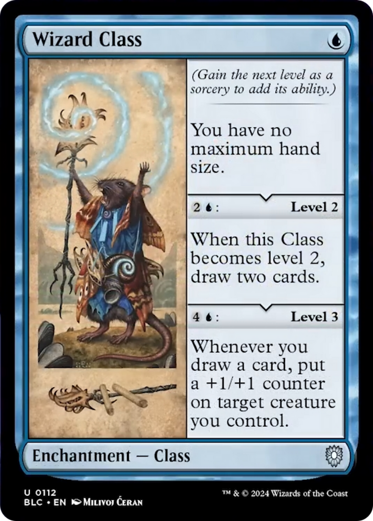 Wizard Class [Bloomburrow Commander] | Odin's Place