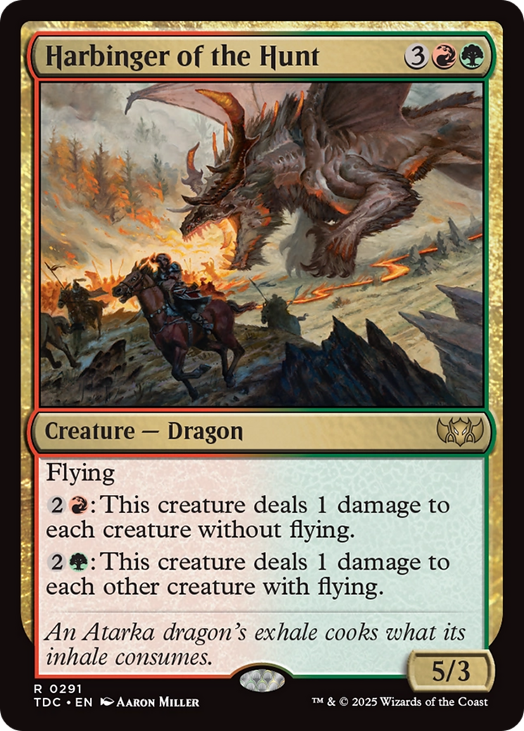 Harbinger of the Hunt [Tarkir: Dragonstorm Commander] | Odin's Place