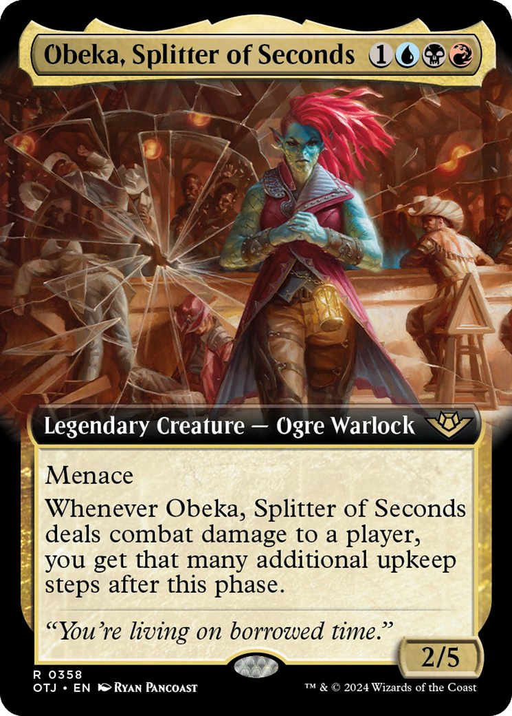 Obeka, Splitter of Seconds (Extended Art) [Outlaws of Thunder Junction] | Odin's Place