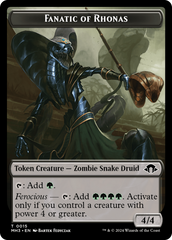 Eldrazi Spawn // Fanatic of Rhonas Double-Sided Token [Modern Horizons 3 Tokens] | Odin's Place