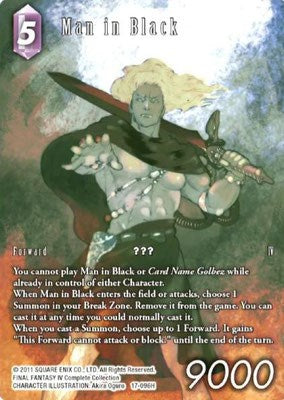 Man in Black (Full Art) [Rebellion's Call] | Odin's Place