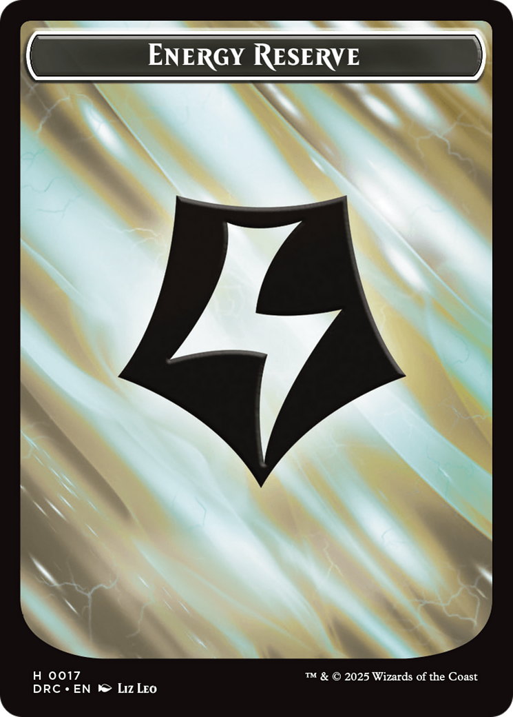 Energy Reserve // Energy Reserve Double-Sided Token [Aetherdrift Tokens] | Odin's Place