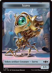 Servo // Warrior Double-Sided Token [Tarkir: Dragonstorm Commander Tokens] | Odin's Place