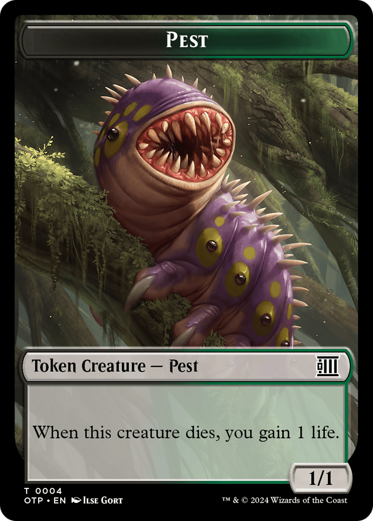 Pest // Plot Double-Sided Token [Outlaws of Thunder Junction: Breaking News Tokens] | Odin's Place