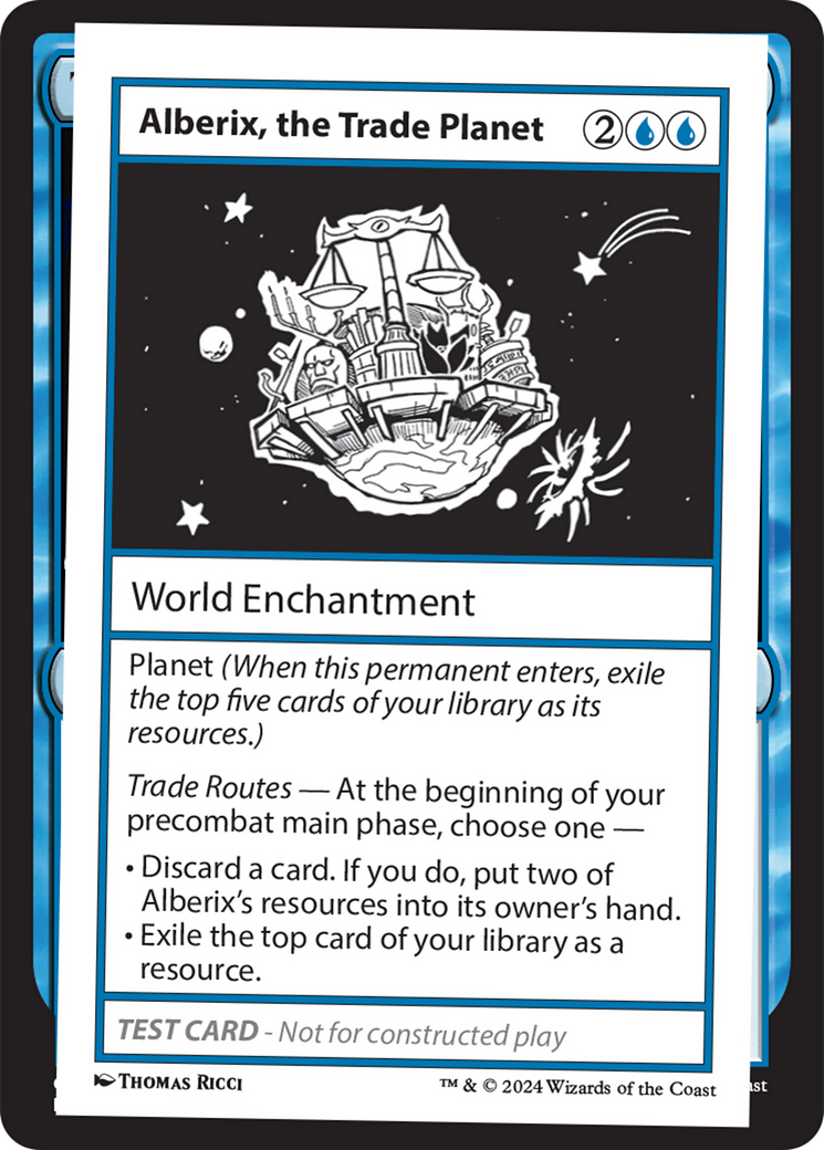 Alberix, the Trade Planet [Mystery Booster 2 Playtest Cards] | Odin's Place