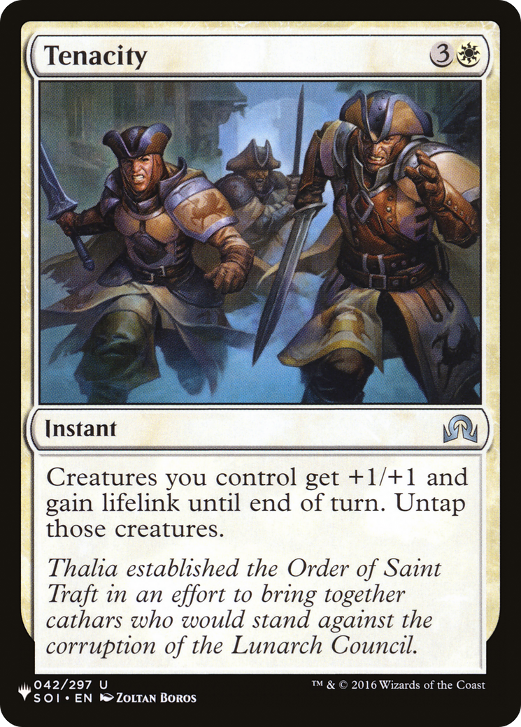 Tenacity [The List] | Odin's Place