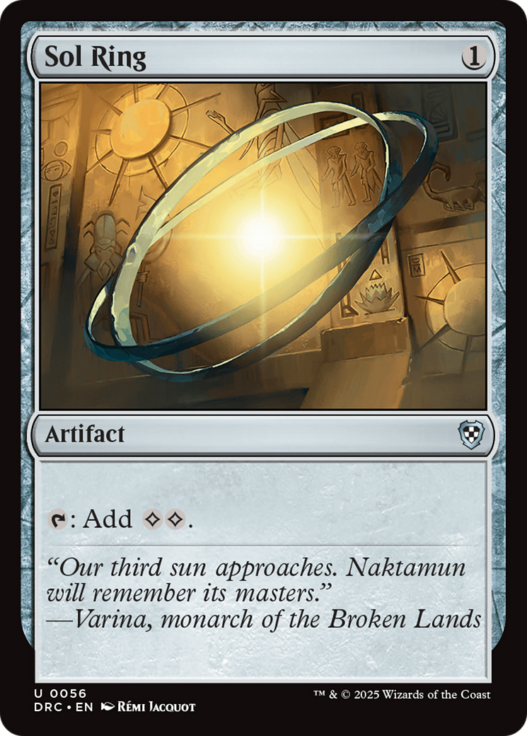 Sol Ring [Aetherdrift Commander] | Odin's Place
