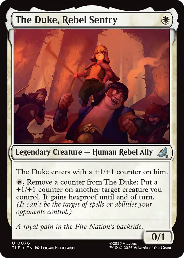The Duke, Rebel Sentry [Avatar: The Last Airbender: Eternal-Legal] | Odin's Place
