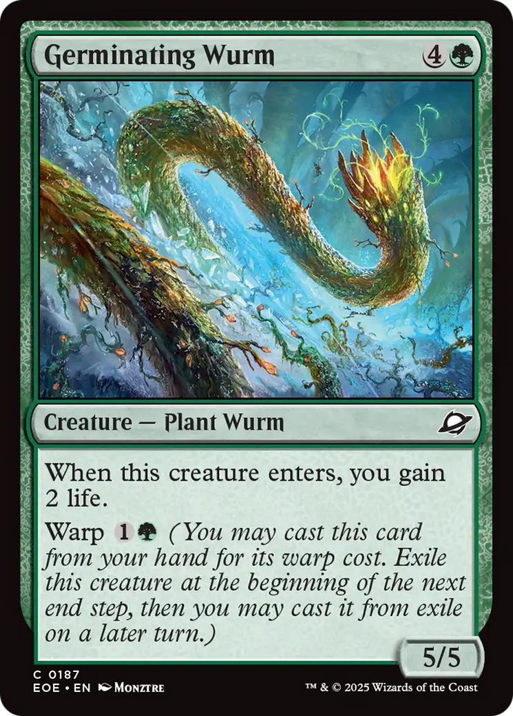 Germinating Wurm [Edge of Eternities] | Odin's Place