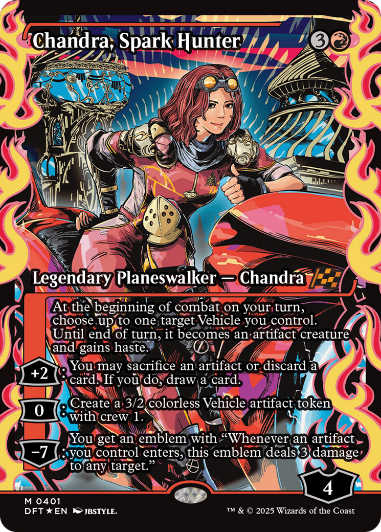 Chandra, Spark Hunter (Showcase) [Aetherdrift] | Odin's Place