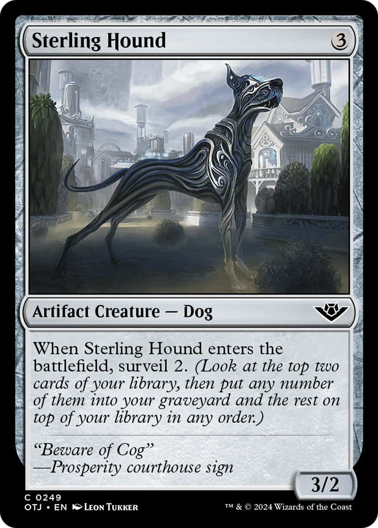 Sterling Hound [Outlaws of Thunder Junction] | Odin's Place