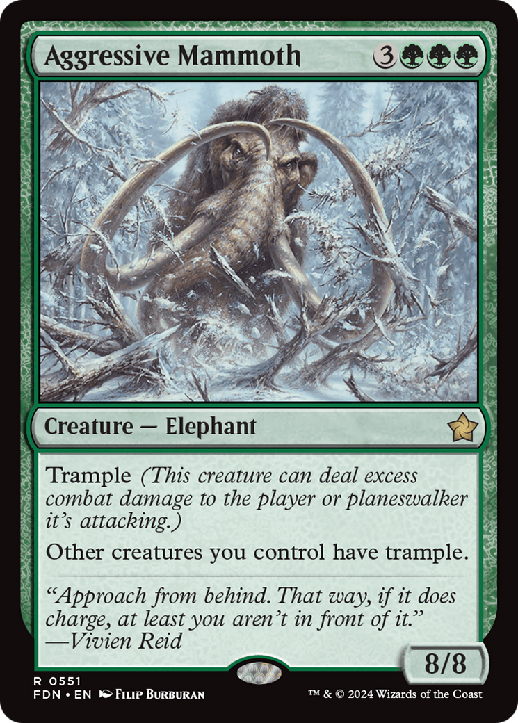 Aggressive Mammoth [Foundations] | Odin's Place