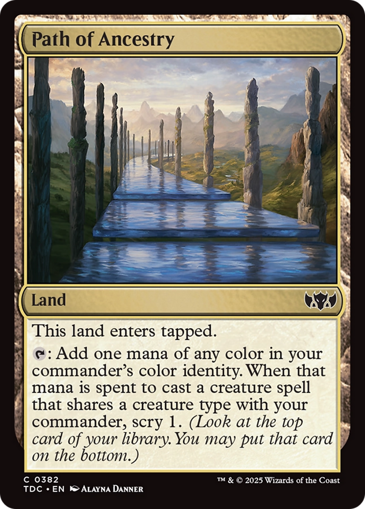 Path of Ancestry [Tarkir: Dragonstorm Commander] | Odin's Place
