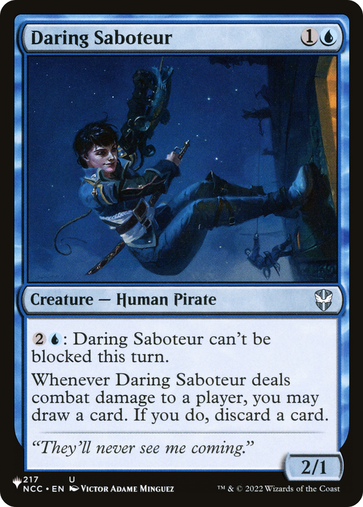 Daring Saboteur [The List] | Odin's Place