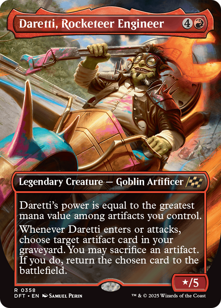 Daretti, Rocketeer Engineer (Borderless) [Aetherdrift] | Odin's Place