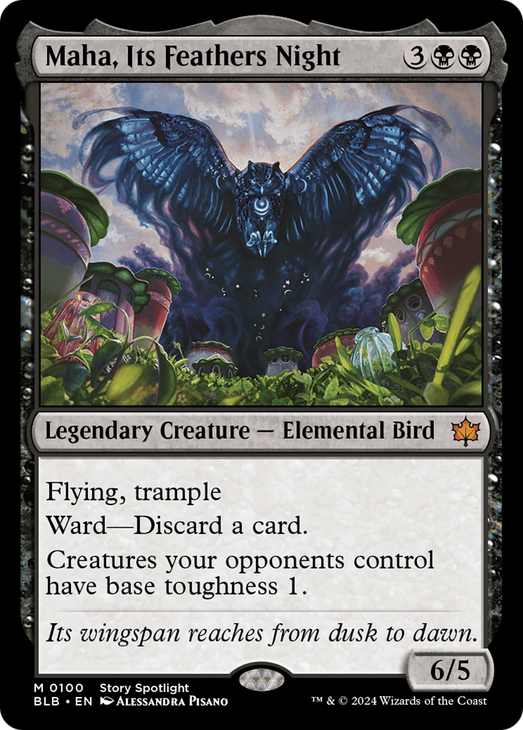 Maha, Its Feathers Night [Bloomburrow] | Odin's Place