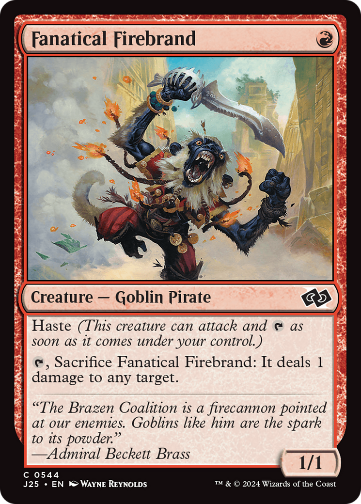 Fanatical Firebrand [Foundations Jumpstart] | Odin's Place
