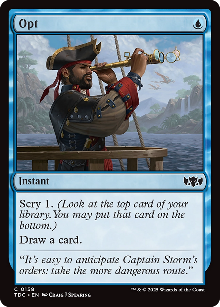 Opt [Tarkir: Dragonstorm Commander] | Odin's Place