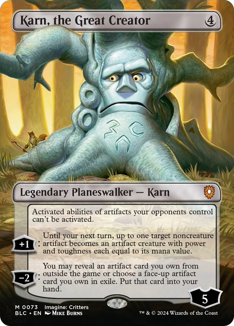 Karn, the Great Creator (Borderless) [Bloomburrow Commander] | Odin's Place