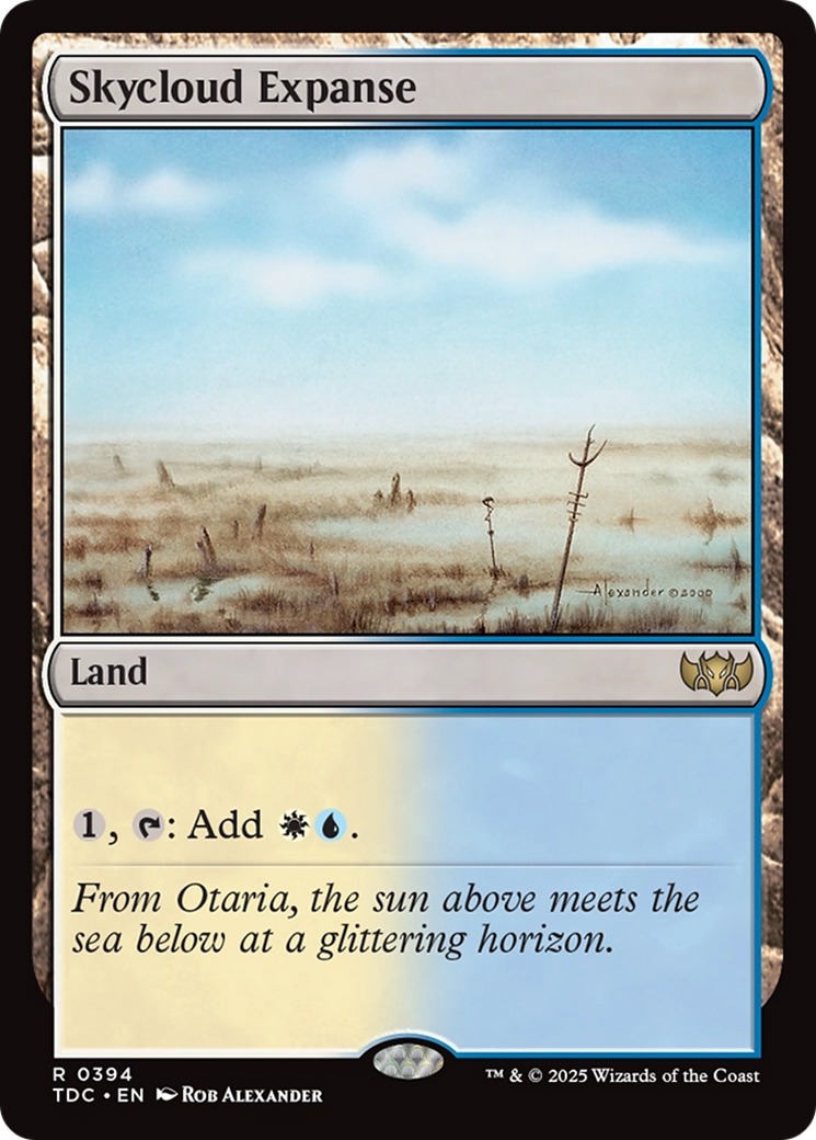 Skycloud Expanse [Tarkir: Dragonstorm Commander] | Odin's Place