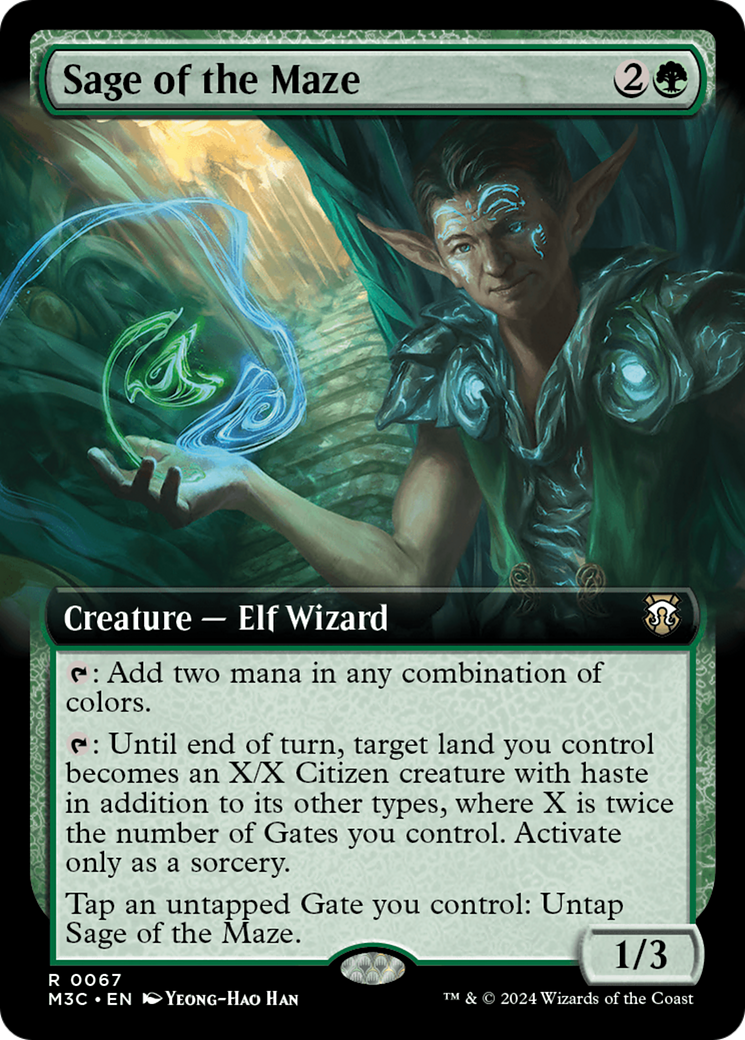 Sage of the Maze (Extended Art) [Modern Horizons 3 Commander] | Odin's Place