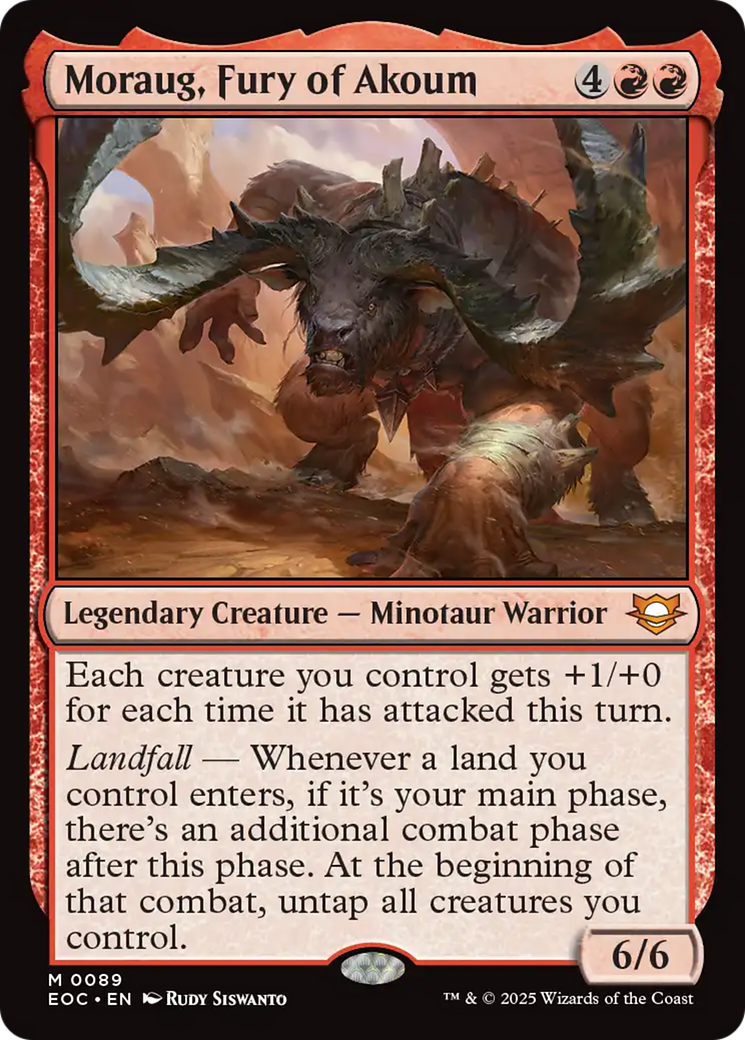 Moraug, Fury of Akoum [Edge of Eternities Commander] | Odin's Place