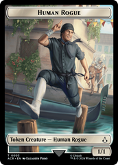 Assassin // Human Rogue Double-Sided Token [Assassin's Creed Tokens] | Odin's Place