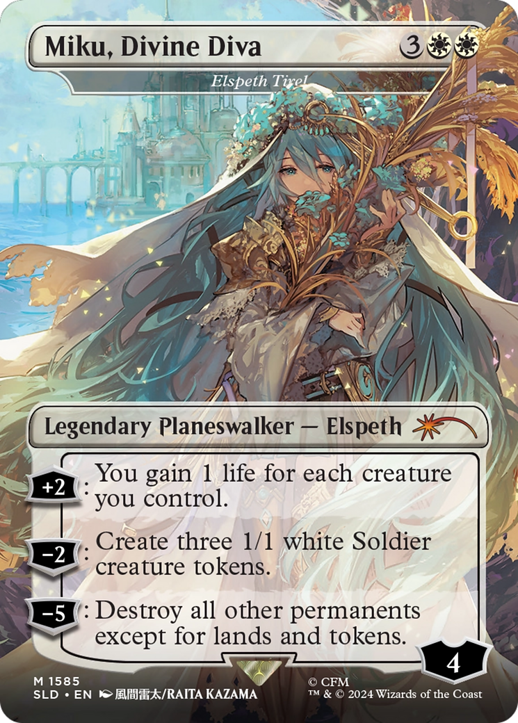 Miku, Divine Diva - Elspeth Tirel [Secret Lair Drop Series] | Odin's Place