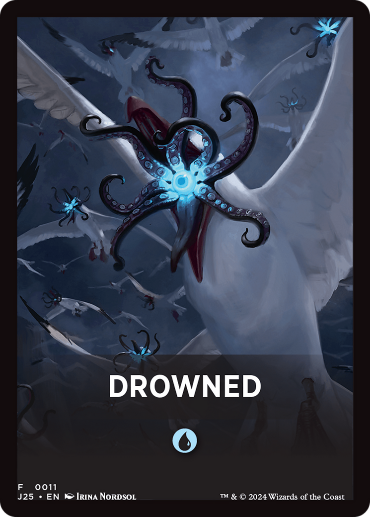 Drowned Theme Card [Foundations Jumpstart Front Cards] | Odin's Place