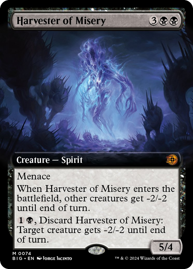Harvester of Misery (Extended Art) [Outlaws of Thunder Junction: The Big Score] | Odin's Place
