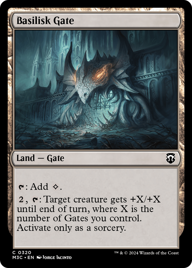 Basilisk Gate (Ripple Foil) [Modern Horizons 3 Commander] | Odin's Place