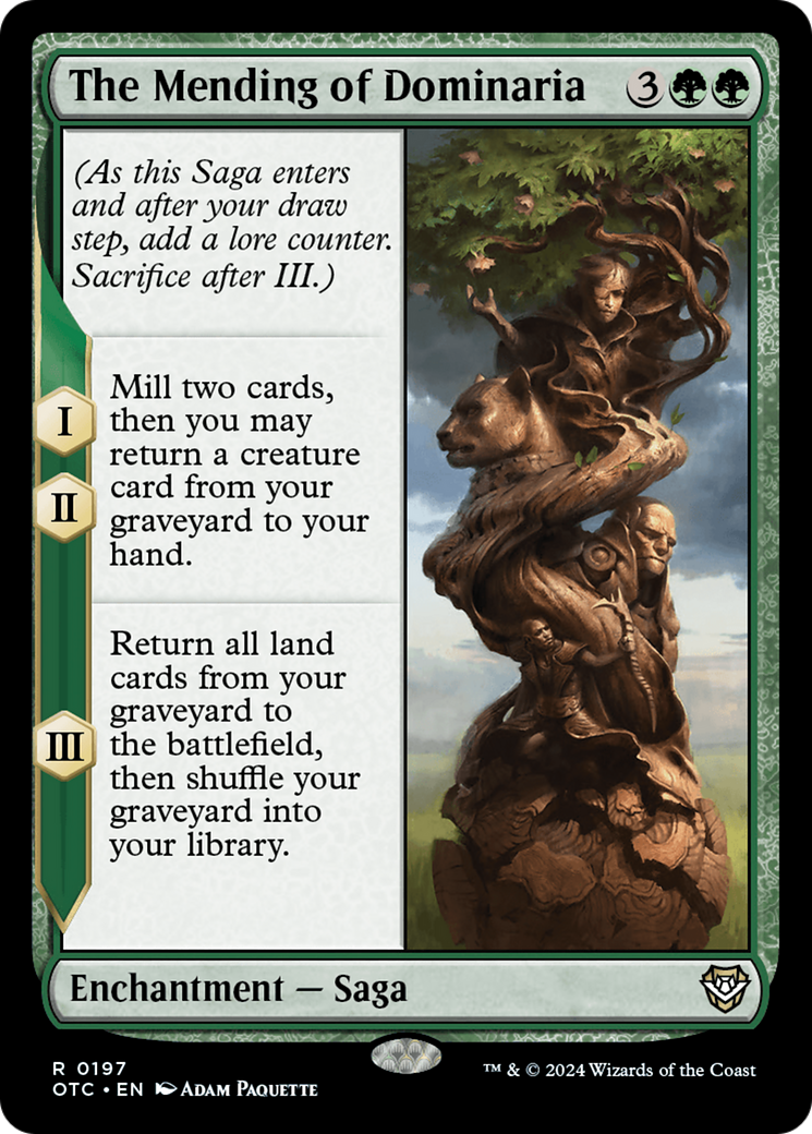 The Mending of Dominaria [Outlaws of Thunder Junction Commander] | Odin's Place