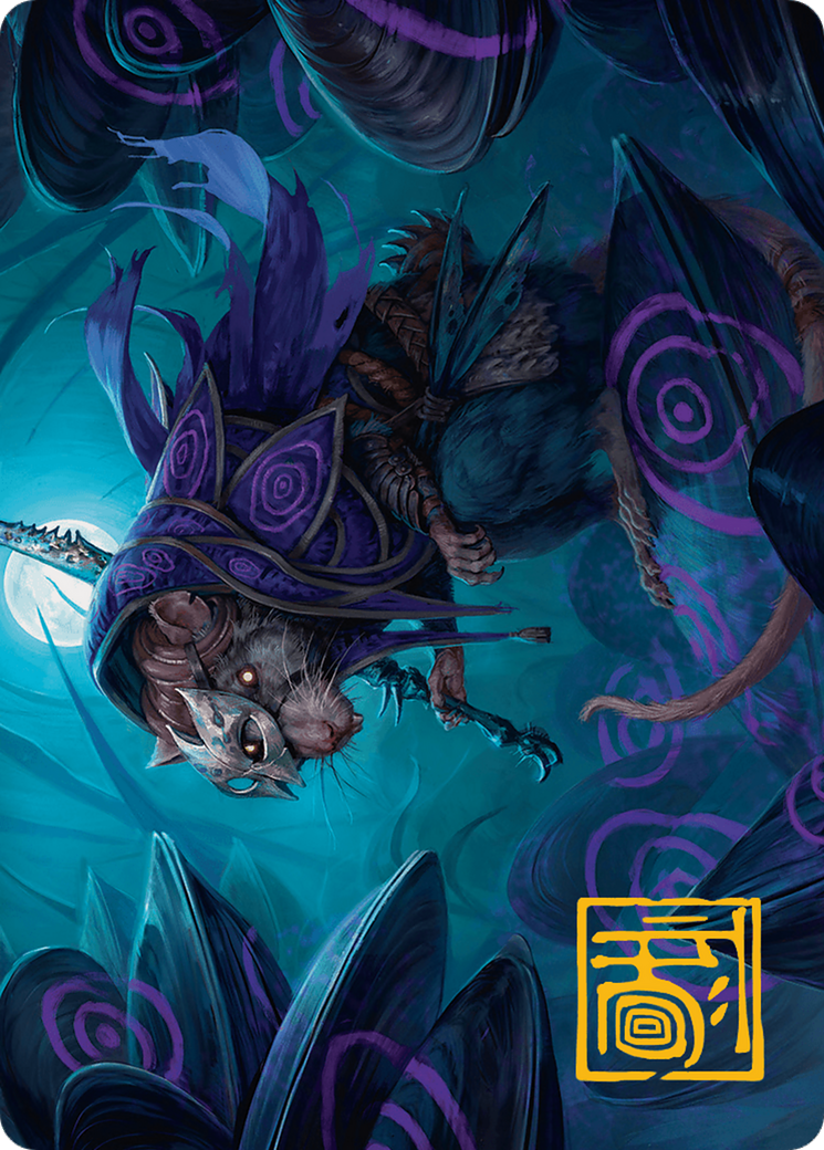 Nightwhorl Hermit Art Card (Gold-Stamped Signature) [Bloomburrow Art Series] | Odin's Place