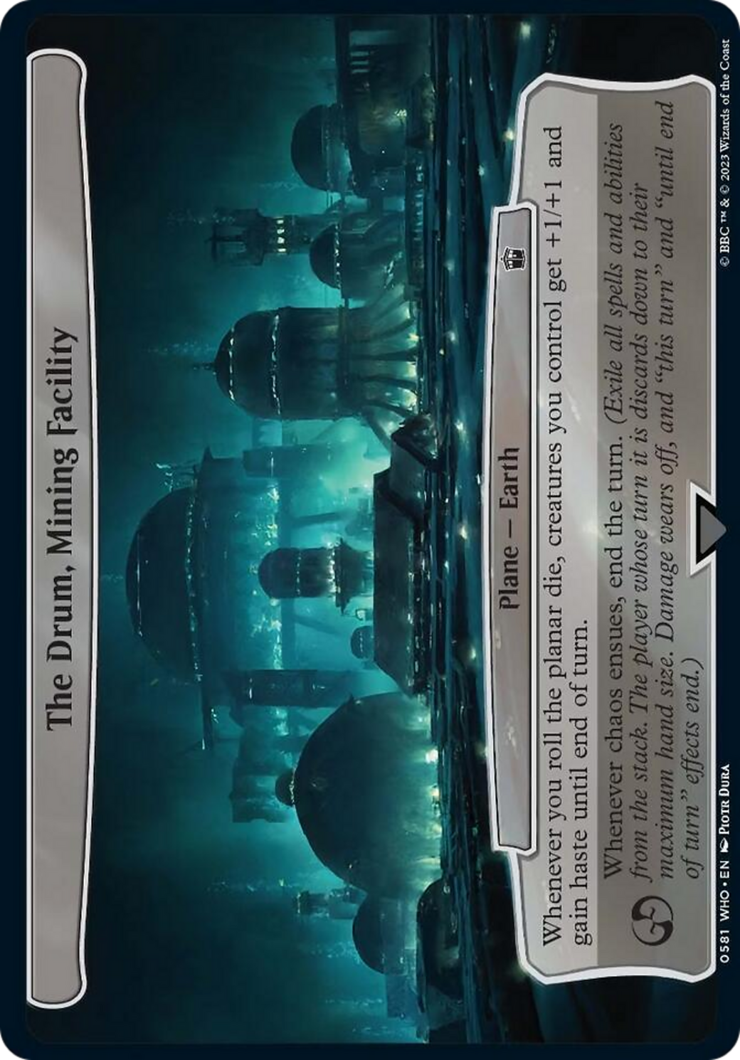 The Drum, Mining Facility [Doctor Who] | Odin's Place