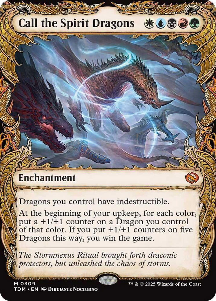 Call the Spirit Dragons (Showcase) [Tarkir: Dragonstorm] | Odin's Place