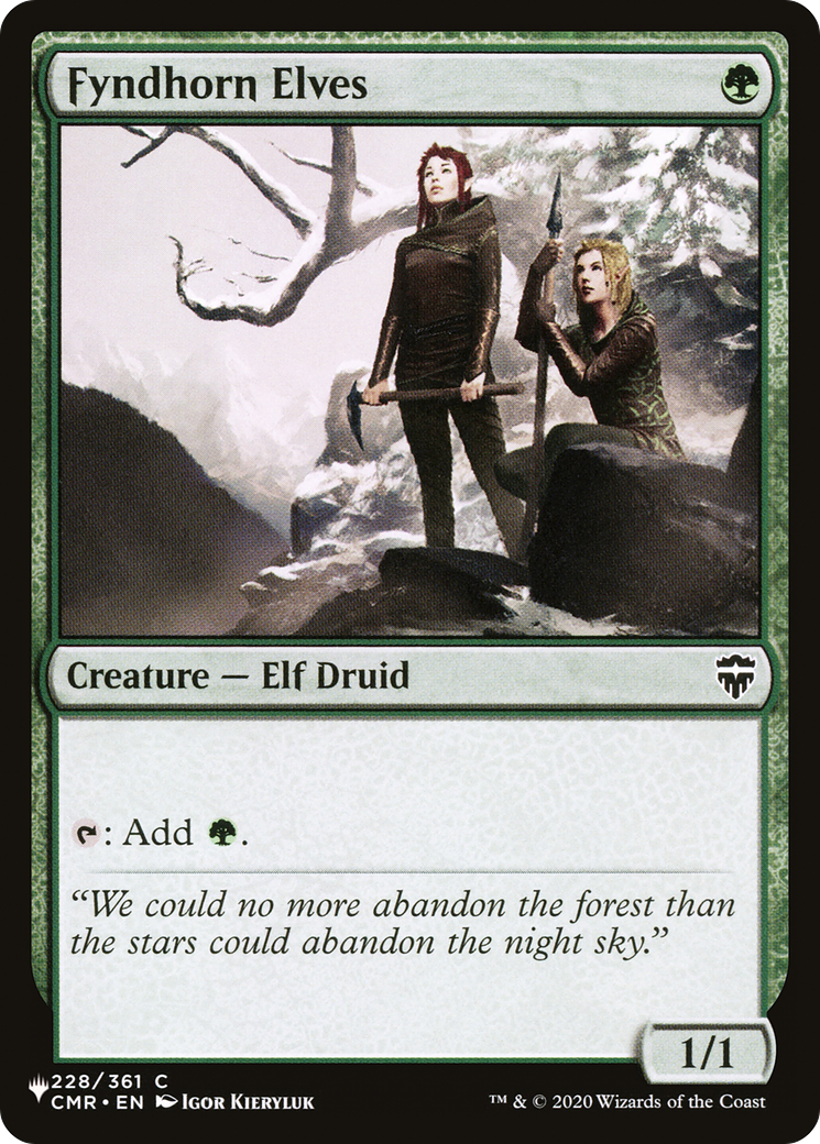 Fyndhorn Elves [The List] | Odin's Place